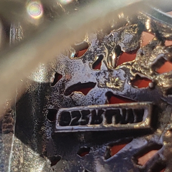 Lapis and Silver 925 Ring Size 7 - Picture 6 of 6